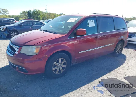 2012 Chrysler Town & Country Touring из США, поврежденный, VIN 2C4RC1BG1CR291830